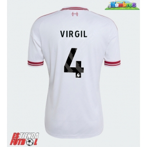 Liverpool Virgil van Dijk #4 Segunda Equipación 2026-27 Manga Corta